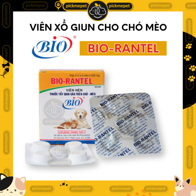Xổ giun Bio Rantel dạng Viên cho Chó Mèo   