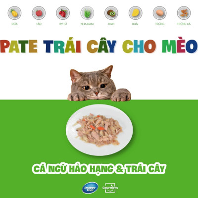 Pate Trái Cây Snappy Tom Gourmers Series [ 70g ] _ Combo Mix Đủ Vị