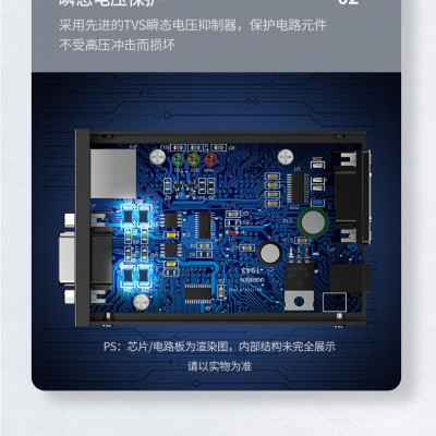 Ugreen UG80113cm327TK Bộ chuyển đổi UGREEN RS232 sang RS485 (Bộ cách ly quang dương) - HÀNG CHÍNH HÃNG