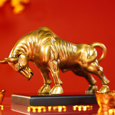 Cặp Bò Vàng Phố Wall Lộc Phát - Thịnh Vượng - Happy Live