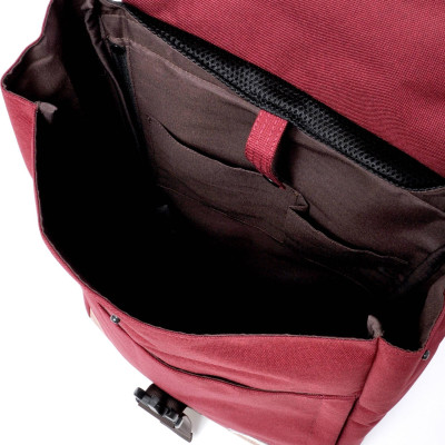 Balo ANELLO nắp đậy vải polyster cỡ lớn AU-A0134