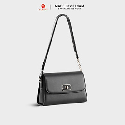 Túi Yuumy ( Thời trang nữ khoá xoay kim loại sang trọng size 21 - Túi đeo chéo da Seasand YN301 )