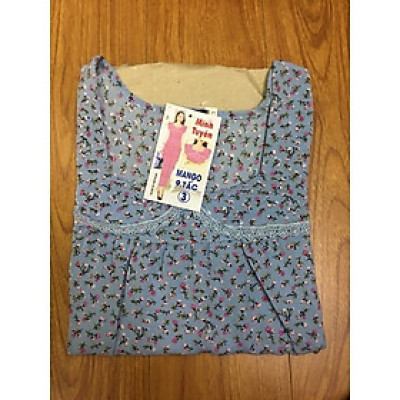 Đồ bộ nữ,đồ ngủ mặc nhà lửng vải lụa mango xao cấp BL 99 họa tiết hoa nhí dễ thương size 47-67kg.