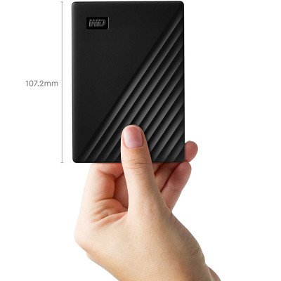 Ổ Cứng Di Dộng HDD WD My Passport 1TB 2.5" USB 3.2 WDBYVG0010B - Hàng Chính Hãng
