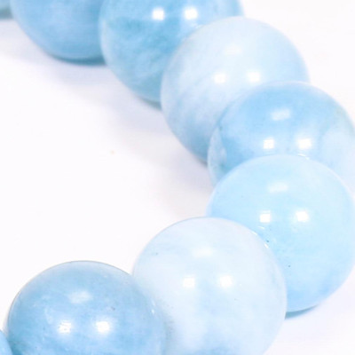 Vòng tay đá aquamarine mệnh thủy, mộc - Ngoc Quý Gemstones