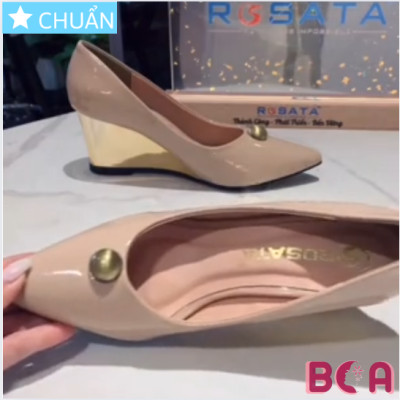 Giày cao gót nữ đế xuồng 6 phân RO689 ROSATA tại BCASHOP kiểu dáng hiện đại, thanh lịch và tôn dáng