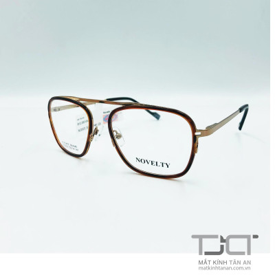 GỌNG KÍNH CẬN UNISEX  CÁ TÍNH THỜI TRANG  , CHÍNH HÃNG NOVELTY N22023