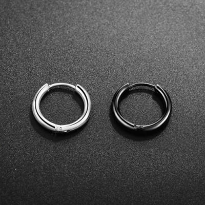 Bông Tai Khuyên Tròn Winwinshop88 BT233 (16mm) – Bạc