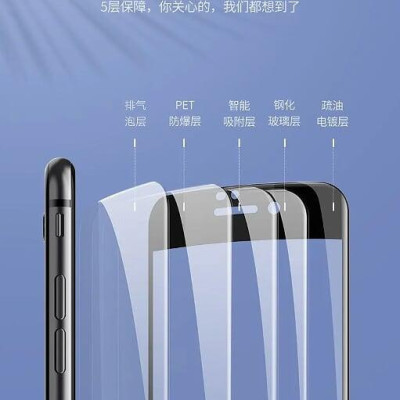 Ugreen UG60375SP113TK 2 miếng dán kính cường lực Viền Đen 3D cho iPhone 7plus 8plus HD 2 Pack - HÀNG CHÍNH HÃNG