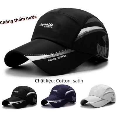 Mũ lưỡi trai trơn nhiều màu sắc dùng cho nam nữ, không thêu họa tiết - Freesize 