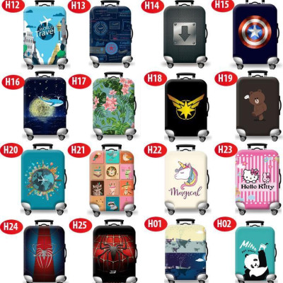 Túi bọc bảo vệ vali -Áo vỏ bọc vali - Chuột Hoạt Hình H111 Size S M L XL HPValiOEM