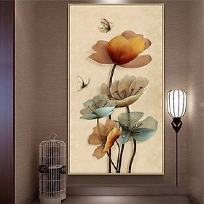 Tranh treo tường hoa cánh mỏng THD11( 50x70cm)`