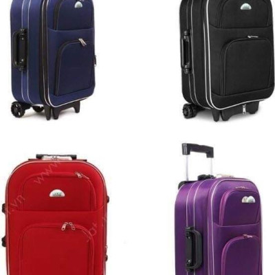 Vali Kéo Du Lịch TN Màu Đen Có Nắp - 20 Inch