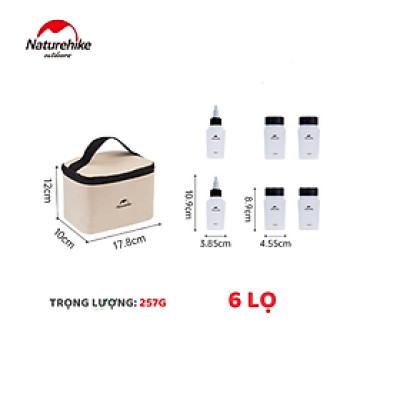 Bộ lọ đựng gia vị 6 món và 8 món Naturehike CNH22CJ043