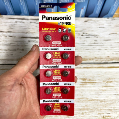 Vỉ 10 Viên Pin LR41 (AG3), LR44 (AG13), LR1130 (AG10) Hàng Cao Cấp Nhật Bản