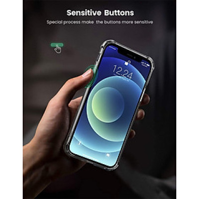 Ugreen UG20442LP410TK dành cho IPHONE 12 Pro Max 6.7inch Ốp Điện Thoại Bằng Cao Su PU Mềm Chống Sốc - HÀNG CHÍNH HÃNG