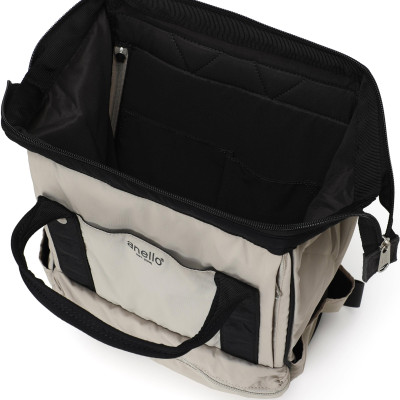 Balo ANELLO vải cotton nylon 10 ngăn cỡ vừa AP-H1451