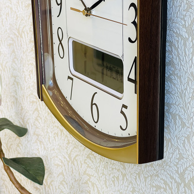 Đồng hồ treo tường hiệu RHYTHM - JAPAN  CFG708NR06 (Kích thước 30.0 x 35.5 x 5.4cm)