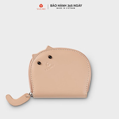 Ví Yuumy ( Thời trang nữ mặt mèo cute mini - Ví da Smooth YV113 )