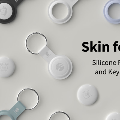 Vỏ SWITCHEASY Skin dành cho Airtag chất liệu silicone mang lại cảm giác êm ái và thoải mái Hàng Chính Hãng