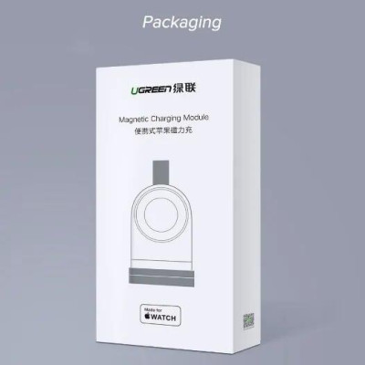 Ugreen UG50944CD144TK Màu Trắng Sạc không dây cho đồng hồ thông minh Apple có Chip MFI - HÀNG CHÍNH HÃNG