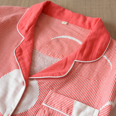 Pijama nữ thô đũi, Đồ bộ mặc nhà mùa hè ngắn tay cho nữ Azuno AZ2992