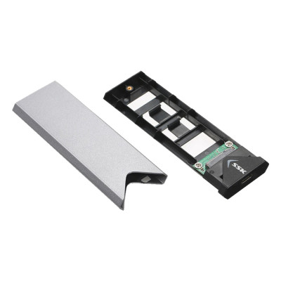 Box Chuyển SSD M2 Sata Sang Ổ Cứng Di Động SSK SHE-C320 Chuẩn 3.0 Hỗ Trợ Đến 5Gbps  - Hàng Nhập Khẩu