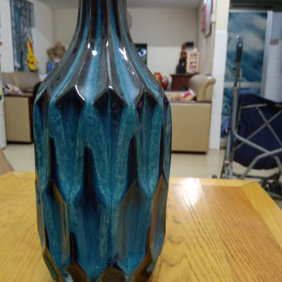 Lọ cắm hoa men hỏa biến gốm sứ Bát Tràng