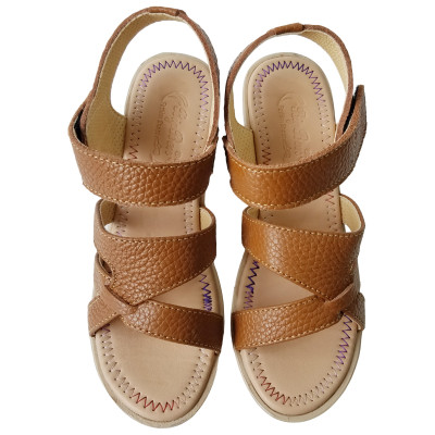 Giày Đế Xuồng Nữ BIGGBEN Da Bò Thật Cao 7 Phân SDX69