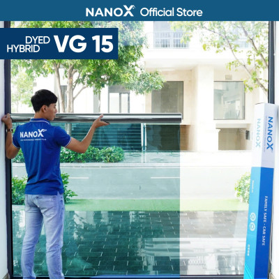 Phim cách nhiệt NanoX VG 15 phản quang, phản gương dán kính chống nắng nóng