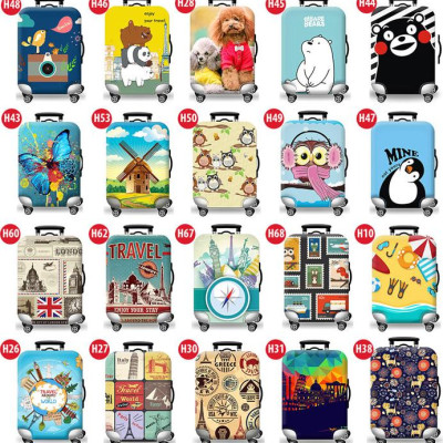 Túi bọc bảo vệ vali -Áo vỏ bọc vali - Gấu Vui Nhộn H113