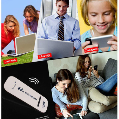Cục phát wifi từ sim 3G, 4G USB Modem ,USB phát Wifi 4G LTE từ Sim 4G, Dcom phát wifi tốc độ cao, phủ sóng rộng- Hàng Nhập Khẩu