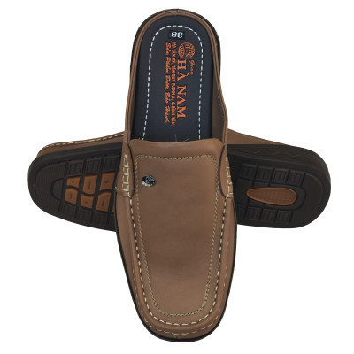 Dép Bít Mũi Nam HÀ NAM Da Bò Thật Cao Cấp GSB2093