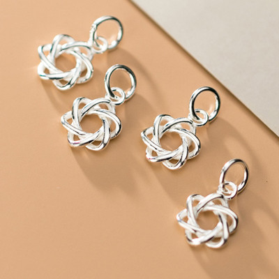 Combo 3 cái charm bạc hình vòng nguyệt quế treo - Ngọc Quý Gemstones