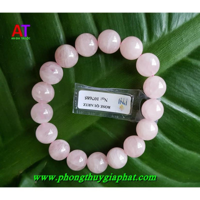 Vòng đeo tay thạch anh hồng