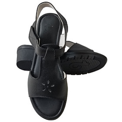 Giày Đế Xuồng Nữ BIGGBEN Da Bò Thật Cao 5 Phân SDX70