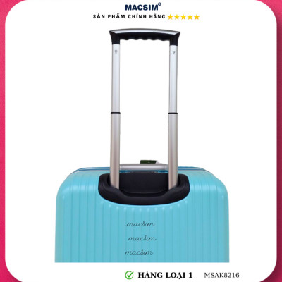Vali cao cấp Macsim Aksen hàng loại 1 MSAK8216 cỡ 17 inch màu xanh-hồng