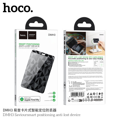 Thẻ định vị Ho,co DMH3 siêu mỏng, pin 100mAh sạc lại được, chống nước IP68, định vị toàn cầu cho iOS - Hàng chính hãng