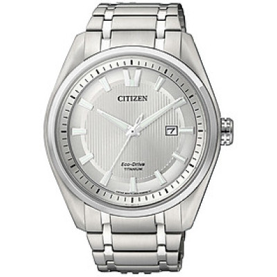 Đồng Hồ Nam Citizen Dây Titanium AW1241-54A - Mặt Trắng (Sapphire)