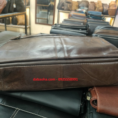 Cặp da văn phòng nam - BHM018 vừa laptop 14inch