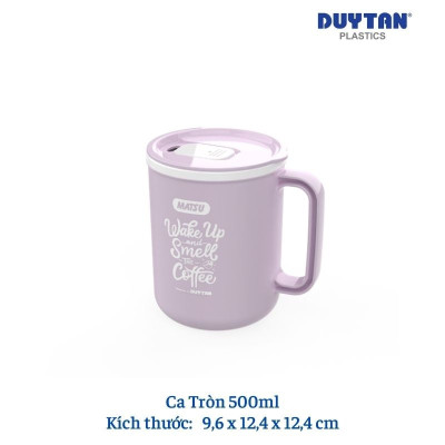 Ca Tròn Matsu DUY TÂN 500ml - No.1233 - Kích Thước 9,6 x 12,4 x 12,4 cm | TriTin