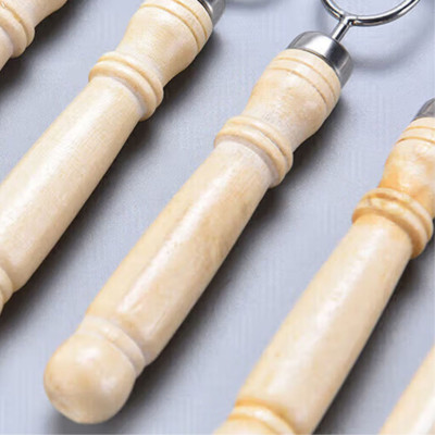 Nĩa nướng thịt, rau củ quả, nĩa nướng thép Suncojia nhỏ gọn, tiện lợi có tay cầm gỗ cách nhiệt