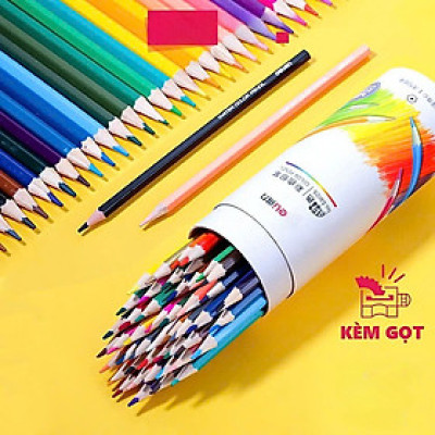 Bút chì màu chuyên nghiệp dạng cốc 24 MÀU Kèm Gọt
