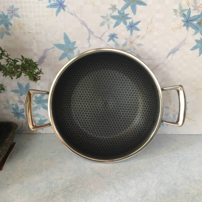 Chảo 2 quai Fivestar sâu lòng Blackcube 24cm - Hàng chính hãng