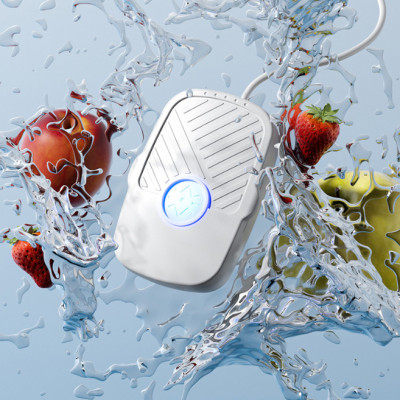 Máy Rửa Rau Củ Quả Bằng Sóng Siêu Âm Giúp Làm Sạch Thực Phẩm Cho Nhà Bếp Nguồn Usb