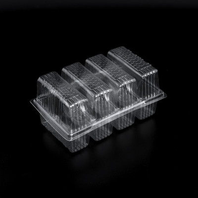 Combo 100 cái Hộp đựng bánh Pía 4 ngăn