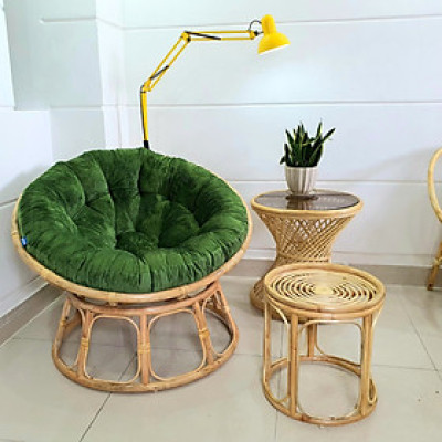 Ghế papasan (size 1m) + đôn ghế