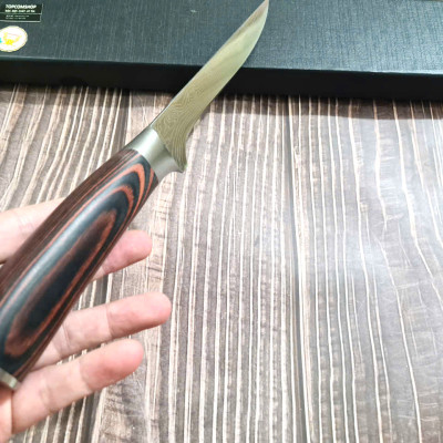 DAO - DAO BẾP NHẬT BẢN CLASSIC BONINGTHÉP DAMASCUS MÃ  A2 DT120 nt topcomshop vn