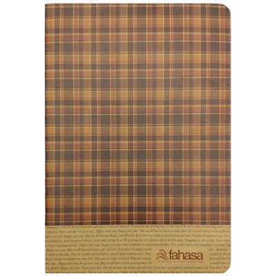 Combo 5 Tập Sinh Viên Caro Vintage Kẻ Ngang Có Chấm 200 Trang 60gsm - Fahasa 02 (Mẫu Sản Phẩm Giao Ngẫu Nhiên)