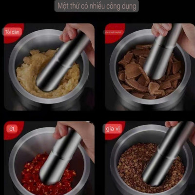  BỘ CHÀY CỐI GIÃ ĐA NĂNG INOX 304 NGUYÊN KHỐI – CNC CAO CẤP SIÊU BỀN 